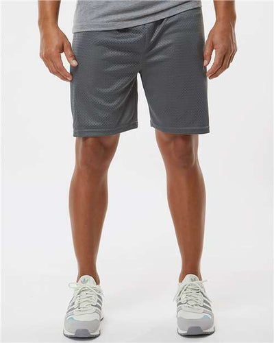C2 Sport 5107 Men's Mesh 7" Shorts - Graphite - model front