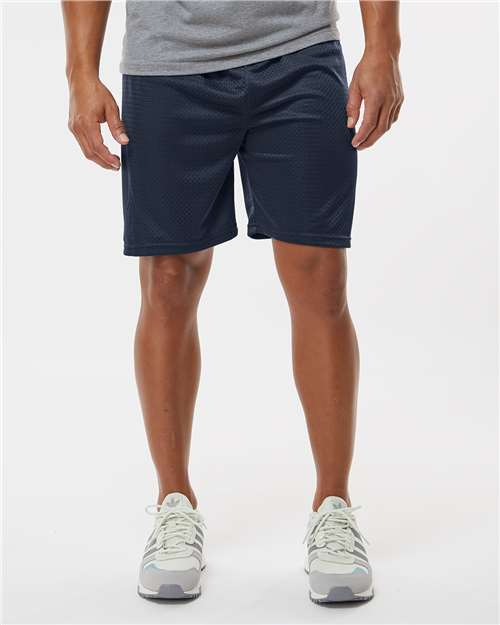 C2 Sport 5107 Men's Mesh 7" Shorts - Navy - model front