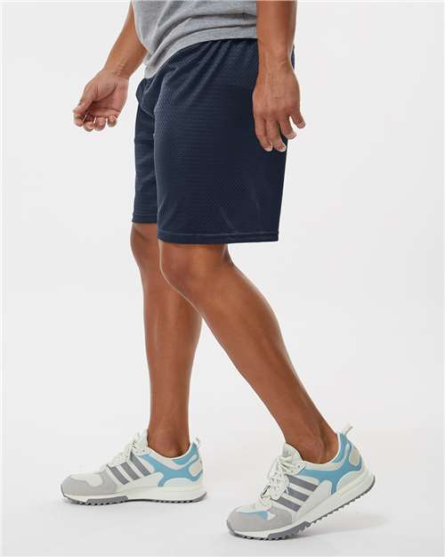 C2 Sport 5107 Men's Mesh 7" Shorts - Navy - model side