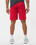 C2 Sport 5107 Men's Mesh 7" Shorts - Red - model back