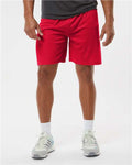C2 Sport 5107 Men's Mesh 7" Shorts - Red - model front