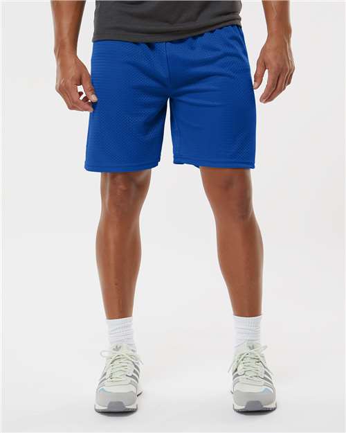 C2 Sport 5107 Men's Mesh 7" Shorts - Royal - model front
