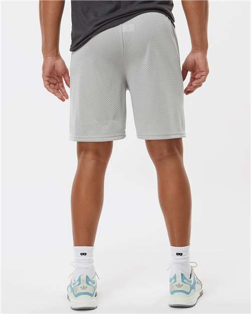 C2 Sport 5107 Men's Mesh 7" Shorts - Silver - model back