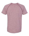 Next Level 2050 Men's Mock Twist Raglan T-Shirt - Tech Maroon - back