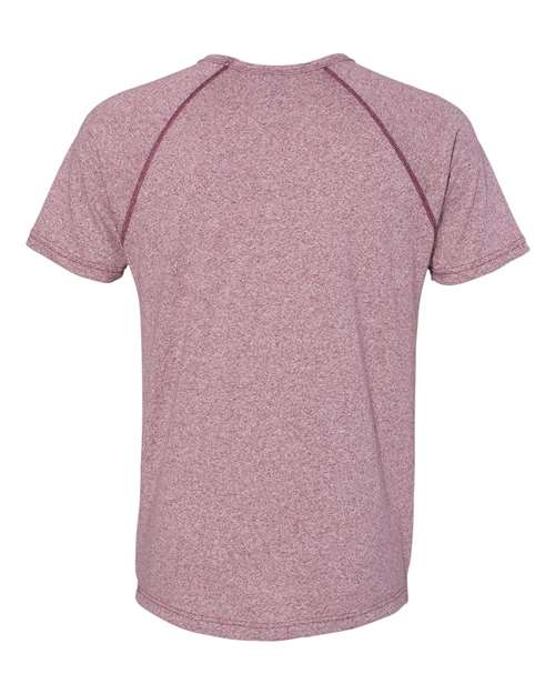 Next Level 2050 Men's Mock Twist Raglan T-Shirt - Tech Maroon - back