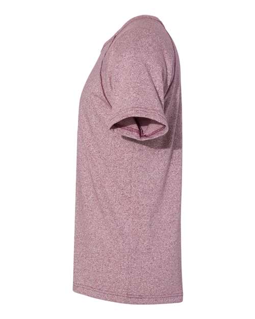 Next Level 2050 Men's Mock Twist Raglan T-Shirt - Tech Maroon - side