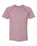 Next Level 2050 Men's Mock Twist Raglan T-Shirt - Tech Maroon - front