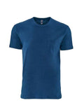 Next Level 3605 Unisex Cotton Pocket T-Shirt - Cool Blue - front