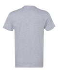 Next Level 3605 Unisex Cotton Pocket T-Shirt - Heather Grey - back