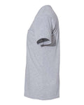 Next Level 3605 Unisex Cotton Pocket T-Shirt - Heather Grey - side