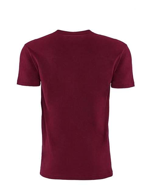 Next Level 3605 Unisex Cotton Pocket T-Shirt - Maroon - back