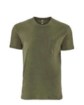 Next Level 3605 Unisex Cotton Pocket T-Shirt - Military Green - front