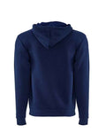 Next Level 9602 Unisex Santa Barbara Full-Zip Hoodie Sweatshirt - Midnight Navy - back