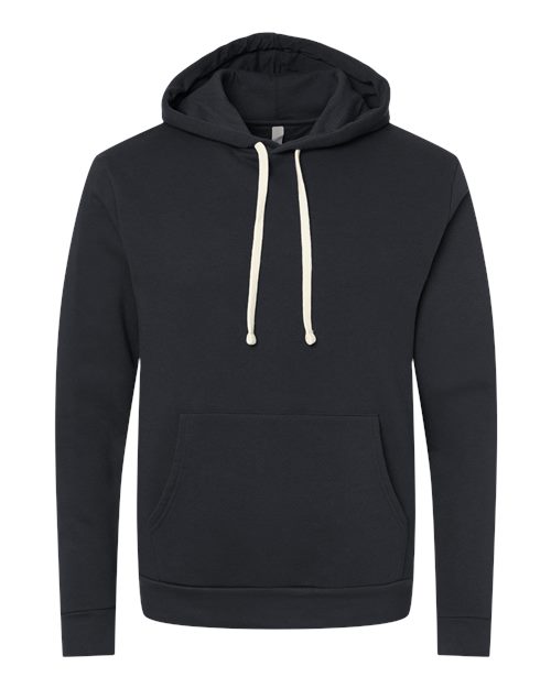 Next Level 9303 Unisex Santa Barbara Hoodie Sweatshirt - Black - front