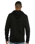 Next Level 9303 Unisex Santa Barbara Hoodie Sweatshirt - Black - model back
