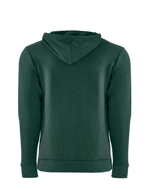 Next Level 9303 Unisex Santa Barbara Hoodie Sweatshirt - Forest Green - back