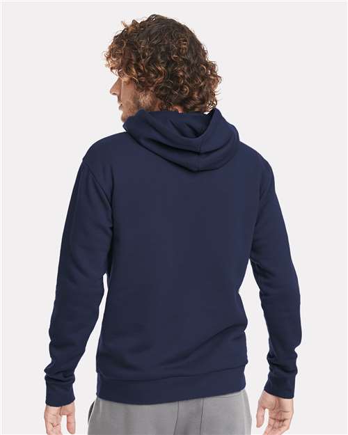 Next Level 9303 Unisex Santa Barbara Hoodie Sweatshirt - Midnight Navy - model back