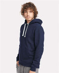 Next Level 9303 Unisex Santa Barbara Hoodie Sweatshirt - Midnight Navy - model side