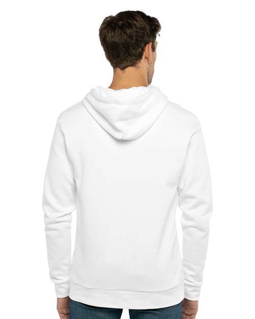 Next Level 9303 Unisex Santa Barbara Hoodie Sweatshirt - White - model back