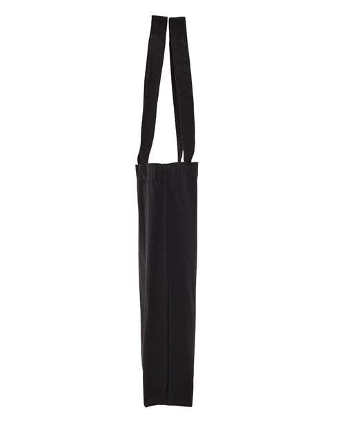 OAD OAD106 Gusseted Tote - Black - side