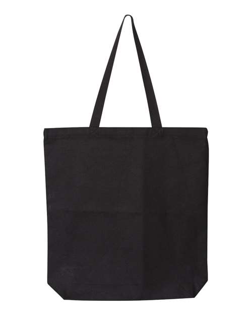 OAD OAD106 Gusseted Tote - Black - front