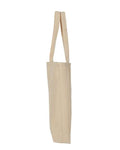 OAD OAD106 Gusseted Tote - Natural - side