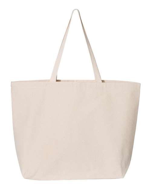 OAD OAD108 Jumbo Tote - Natural - back