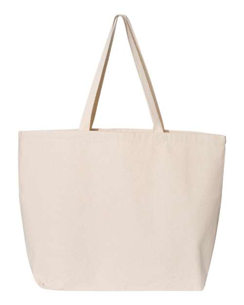 OAD OAD108 Jumbo Tote - Natural - front