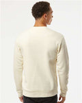 Next Level 9001 Unisex Santa Barbara Pocket Crewneck Sweatshirt - Natural - model back