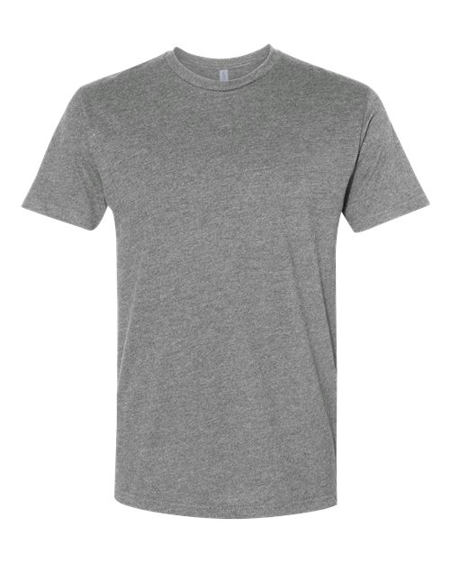 Next Level 6410 Sueded T-Shirt - Dark Heather Grey - front