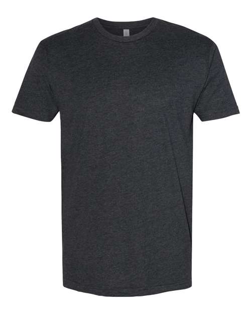 Next Level 6410 Sueded T-Shirt - Heather Charcoal - front