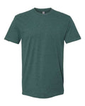 Next Level 6410 Sueded T-Shirt - Heather Forest Green - front