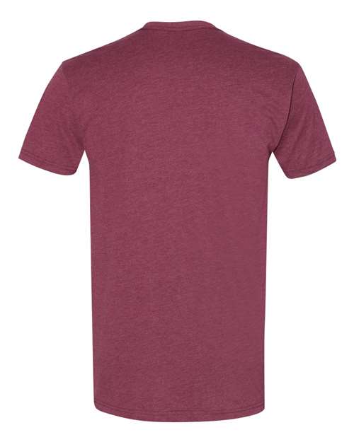 Next Level 6410 Sueded T-Shirt - Heather Maroon - back