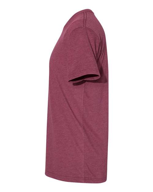 Next Level 6410 Sueded T-Shirt - Heather Maroon - side