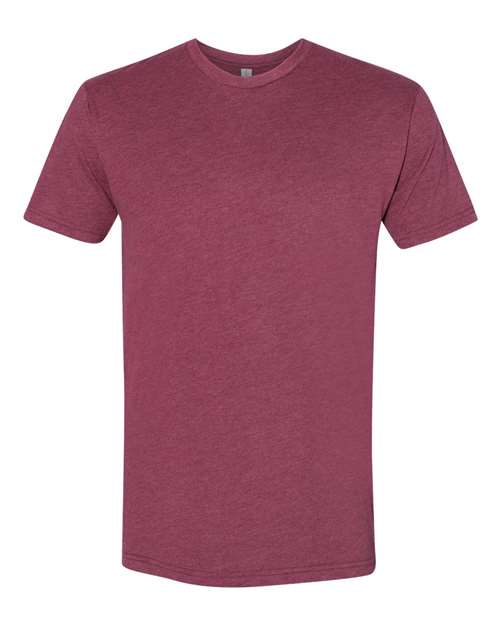 Next Level 6410 Sueded T-Shirt - Heather Maroon - front