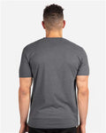Next Level 6410 Sueded T-Shirt - Heather Metal - model back