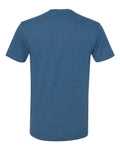Next Level 6410 Sueded T-Shirt - Heather Cool Blue - back