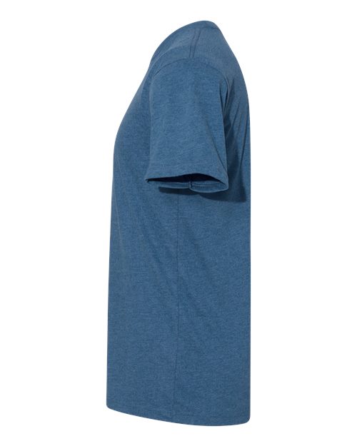Next Level 6410 Sueded T-Shirt - Heather Cool Blue - side