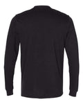 Next Level 6411 Unisex Sueded Long Sleeve T-Shirt - Black - back