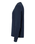 Next Level 6411 Unisex Sueded Long Sleeve T-Shirt - Midnight Navy - side