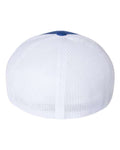 Flexfit 6511 Trucker Cap - Royal/ White - back