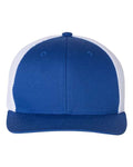 Flexfit 6511 Trucker Cap - Royal/ White - front