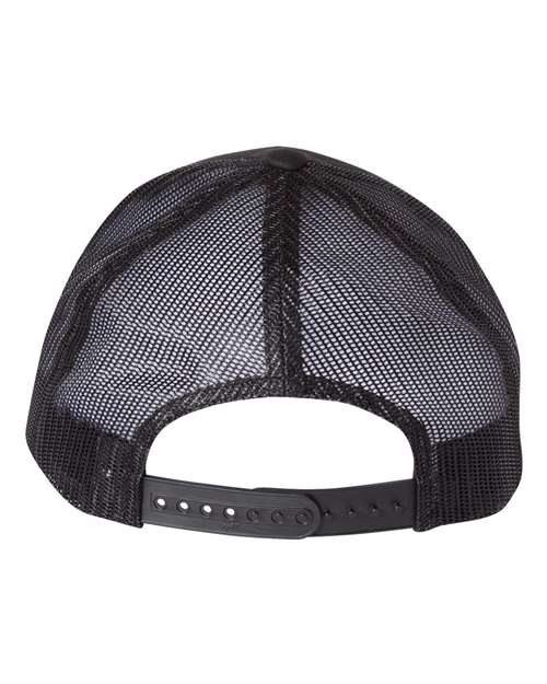 Yupoong 6606 Retro Trucker Cap - Multicam Black/ Black - back