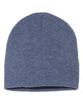 Sportsman SP08 8" Beanie - Heather Navy - back