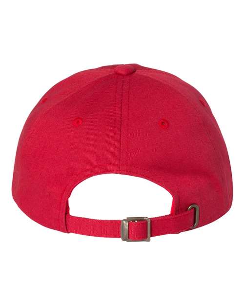 Yupoong 6245CM Classic Dad Hat - Cranberry - back
