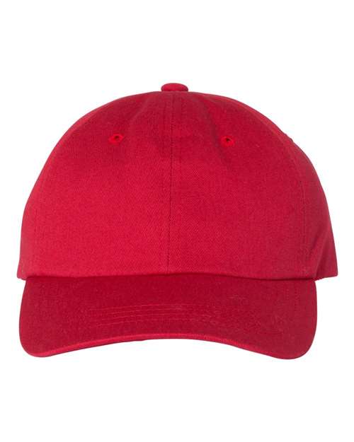 Yupoong 6245CM Classic Dad Hat - Cranberry - front