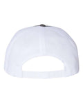 Yupoong 6006 Classic Five-Panel Trucker Cap - Charcoal/ White - back