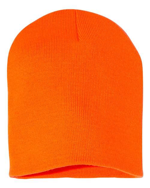 Yupoong 1500KC 8 1/2" Beanie - Blaze Orange - front
