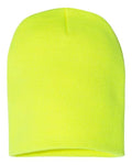 Yupoong 1500KC 8 1/2" Beanie - Safety Yellow - front