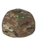 Flexfit 6277 Cotton Blend Cap - Multicam Green - back
